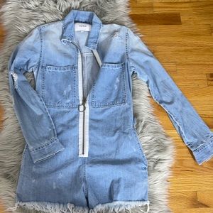 Pistola denim romper
